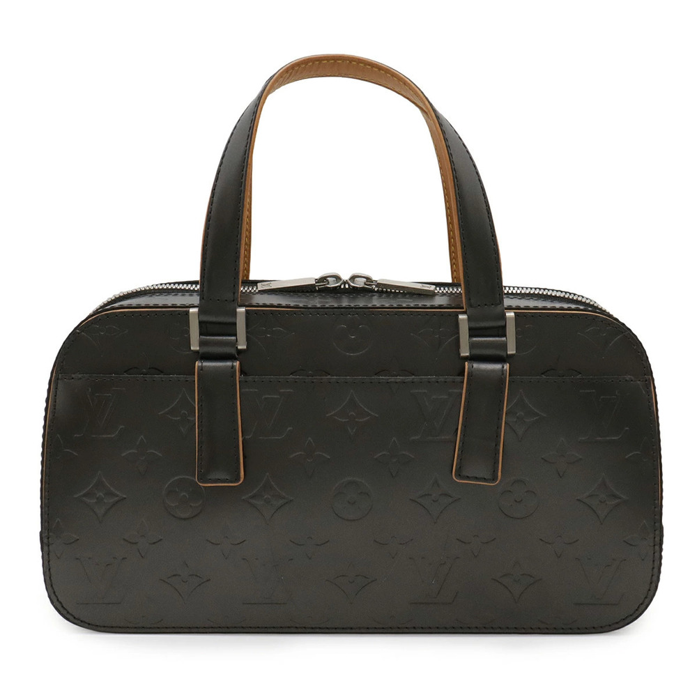 LOUIS VUITTON Monogram Matte Shelton Handbag Noir Black